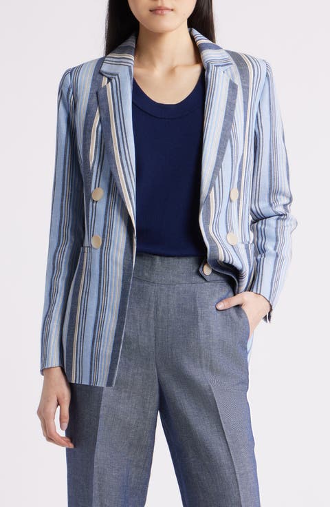 Stripe Blazer