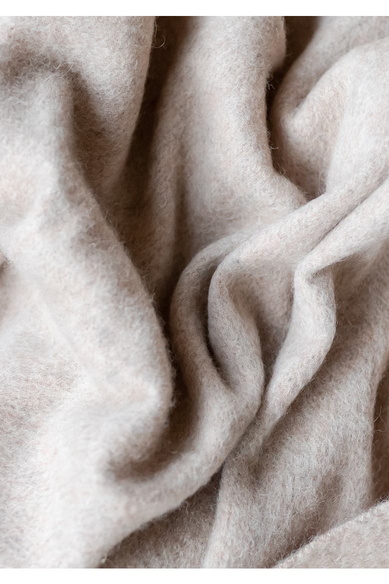 Lamsbwool Baby Blanket, Alternate, color, Oatmeal Melange