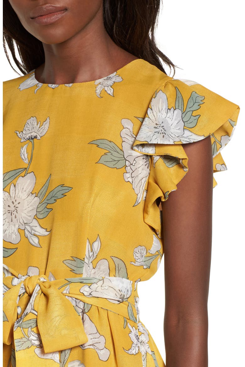 Chriselle x J.O.A. Fit & Flare Dress, Alternate, color, QUINCE BLOSSOM