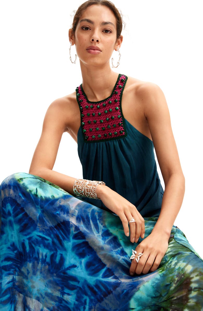 Desigual Eolias Sleeveless Cover-Up Dress, Alternate, color,