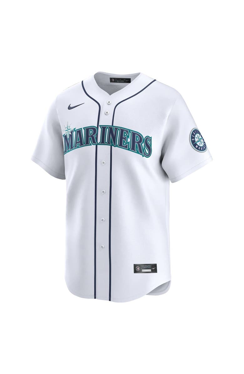 Nike Men's Nike Julio Rodríguez White Seattle Mariners Home Limited Player Jersey, Alternate, color, White