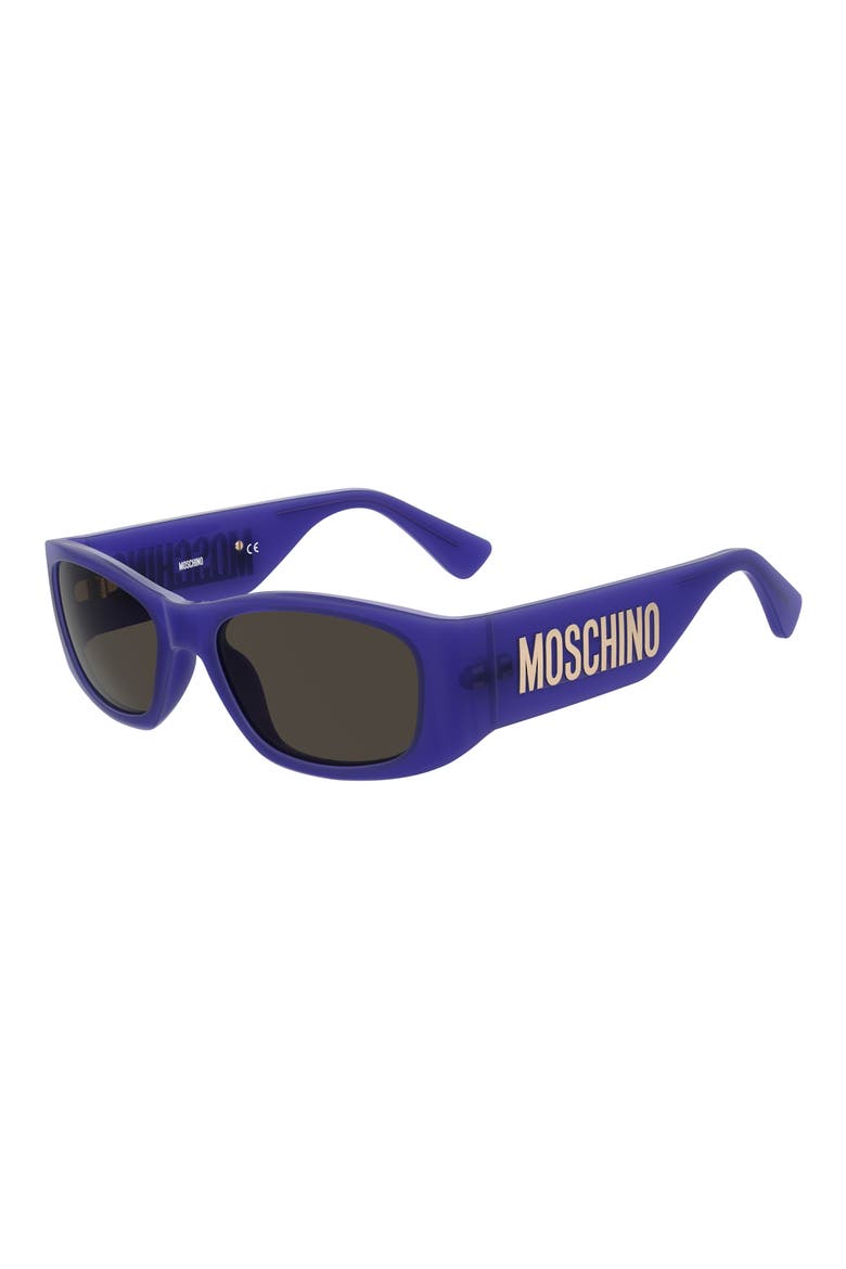 55mm Square Sunglasses, Alternate, color, VIOLET