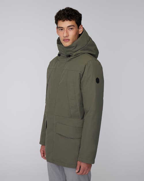 Quartz Co. Grant | Hooded Down Winter Jacket In Olive