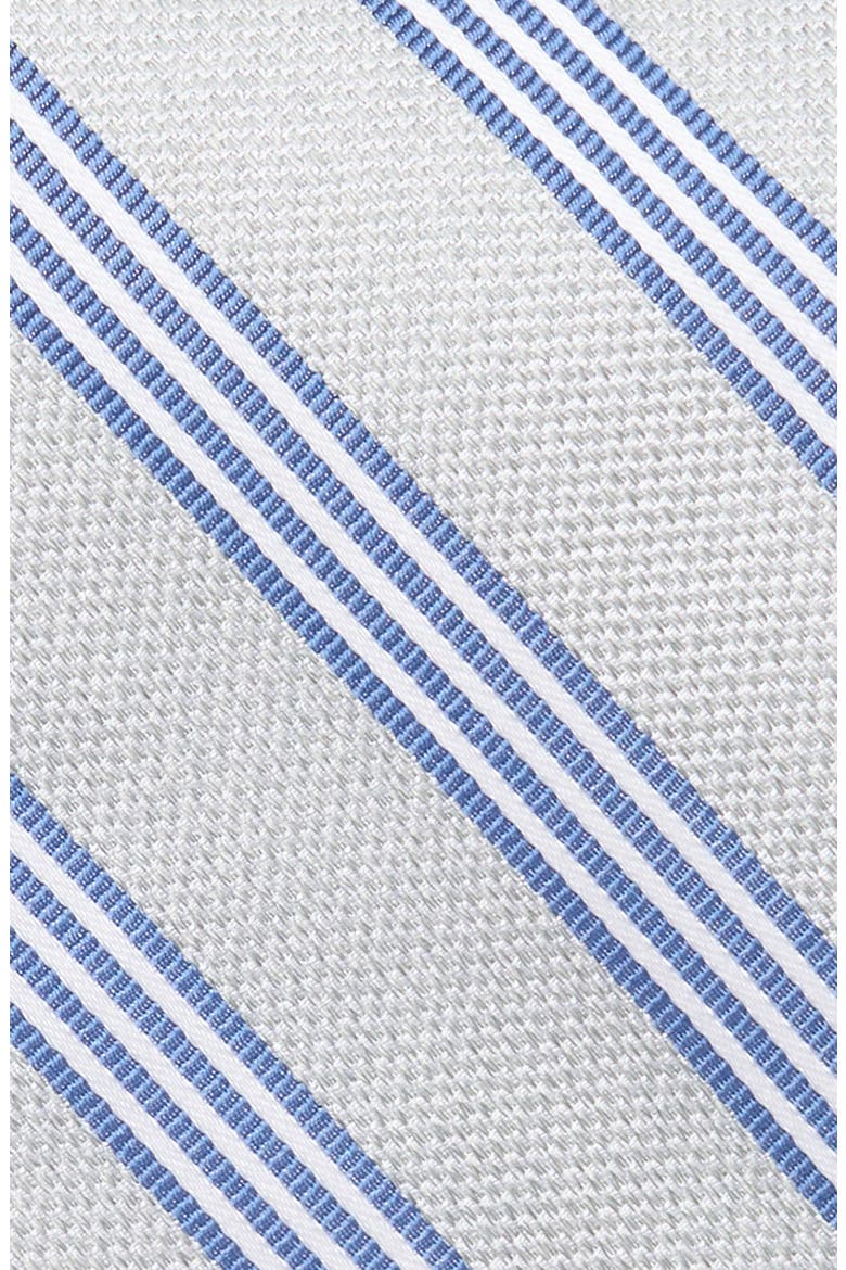 Menson Stripe Silk Tie, Alternate, color, BLUE