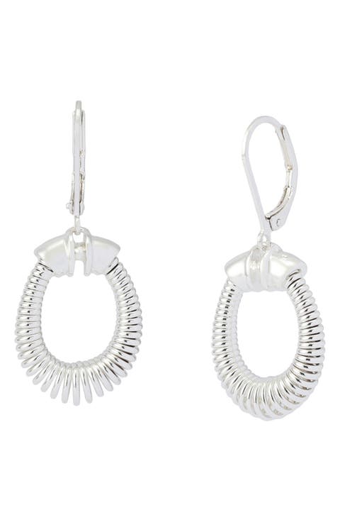 Coiled Drop Earrings