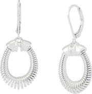 Robert Lee Morris Coiled Drop Earrings