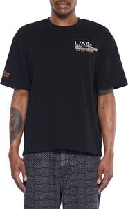 L/AB C/O OFF-WHITE Off Active Duct Tape Graphic T-Shirt