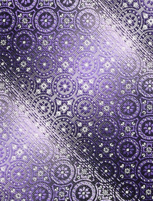 Synrgy By Dxl Big & Tall Ombré Medallion Tie In Purple