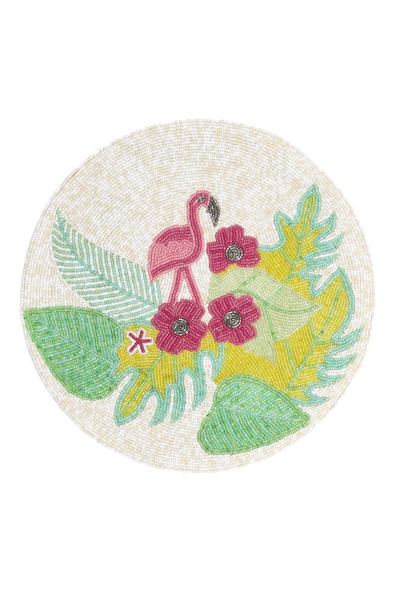 Botanica Beaded Placemat, Main, color, MULTI