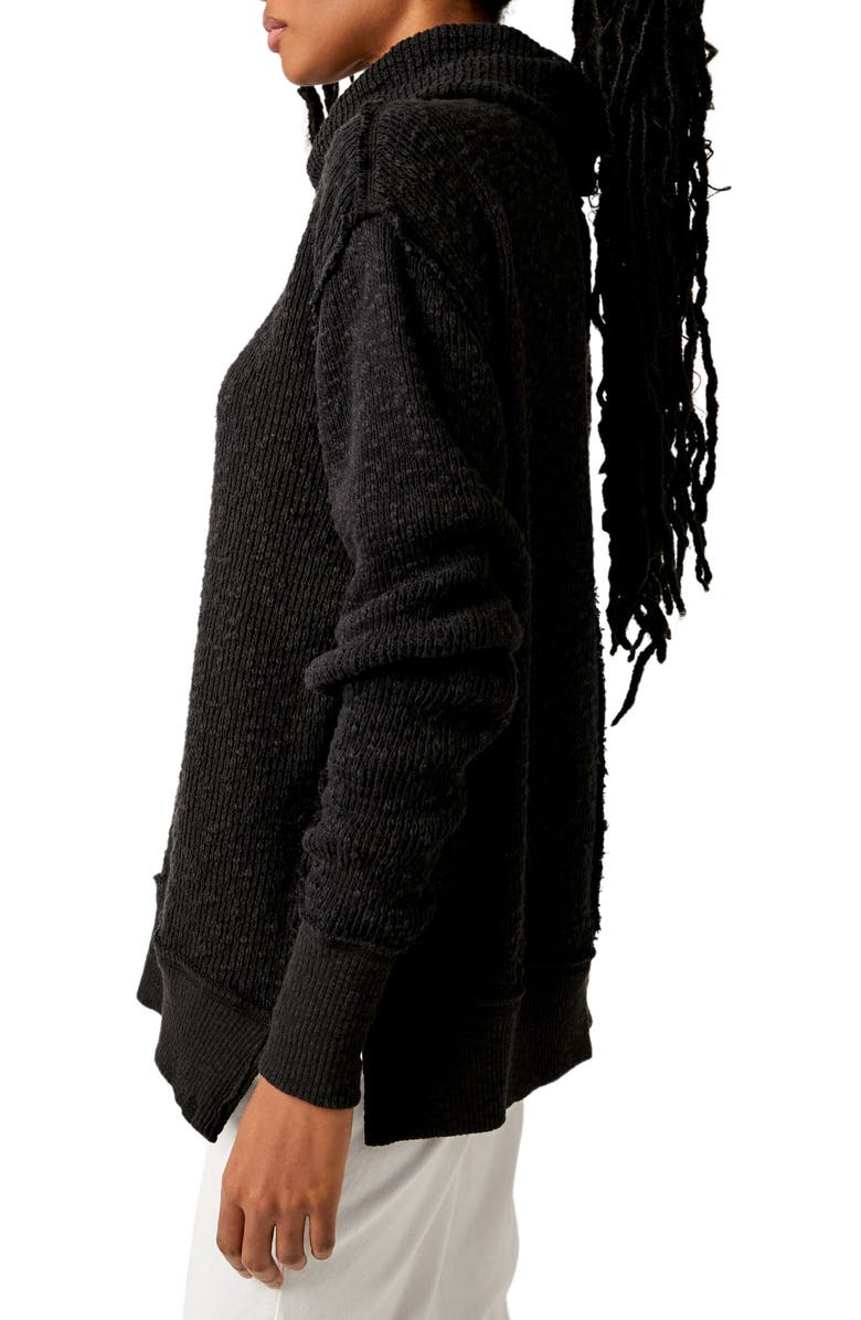 Free People Tommy Oversize Turtleneck Sweater, Alternate, color,
