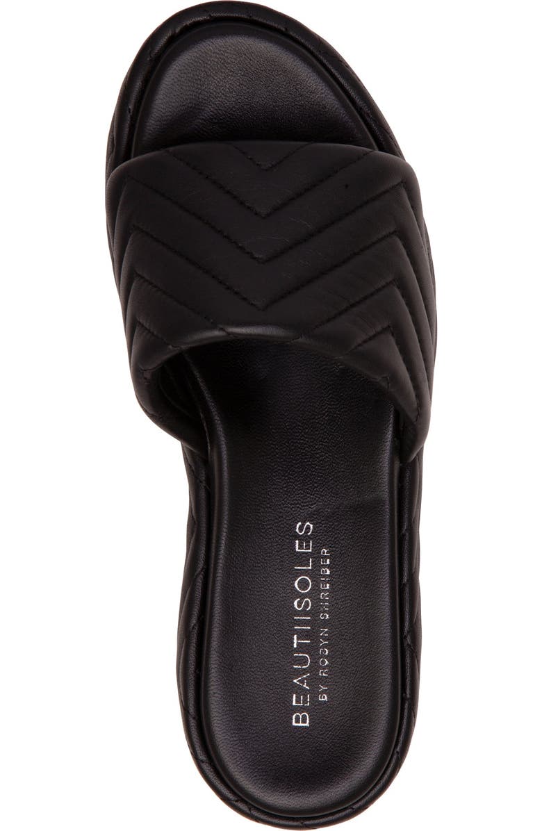 BEAUTIISOLES Deedee Platform Sandal, Alternate, color, Black