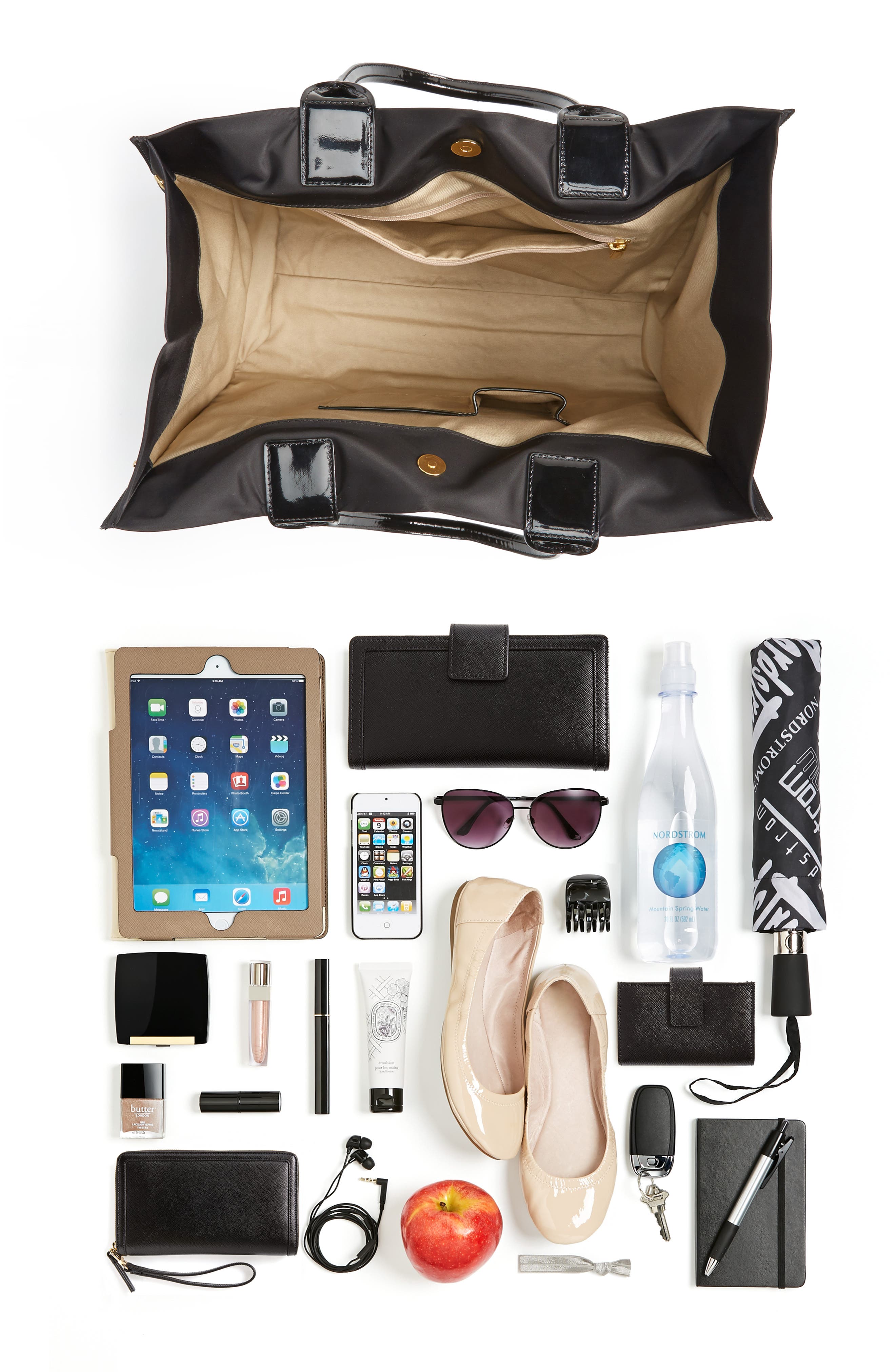 Tory Burch 'Ella' Nylon Tote, Alternate, color, 