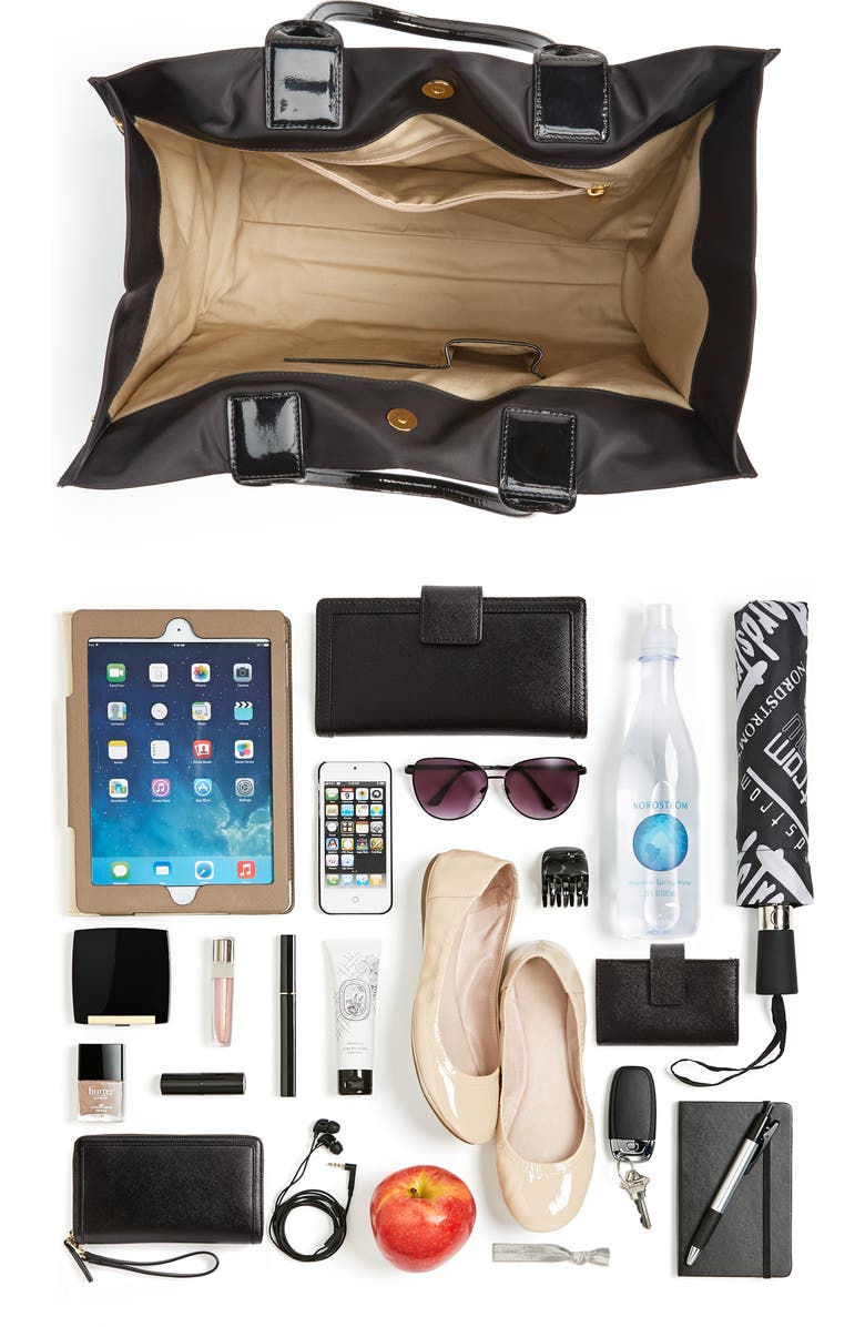 Tory Burch 'Ella' Nylon Tote, Alternate, color,