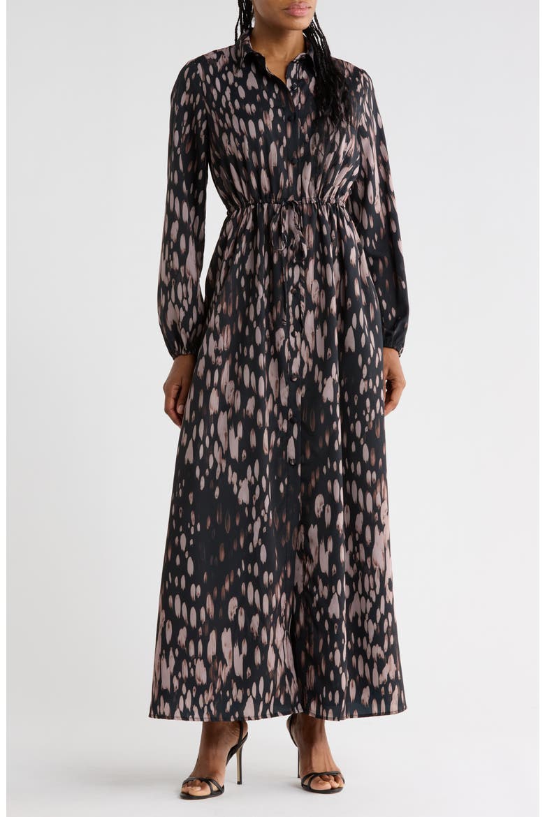 Layton Maxi Dress, Main, color, WATERCOLOR ANIMAL