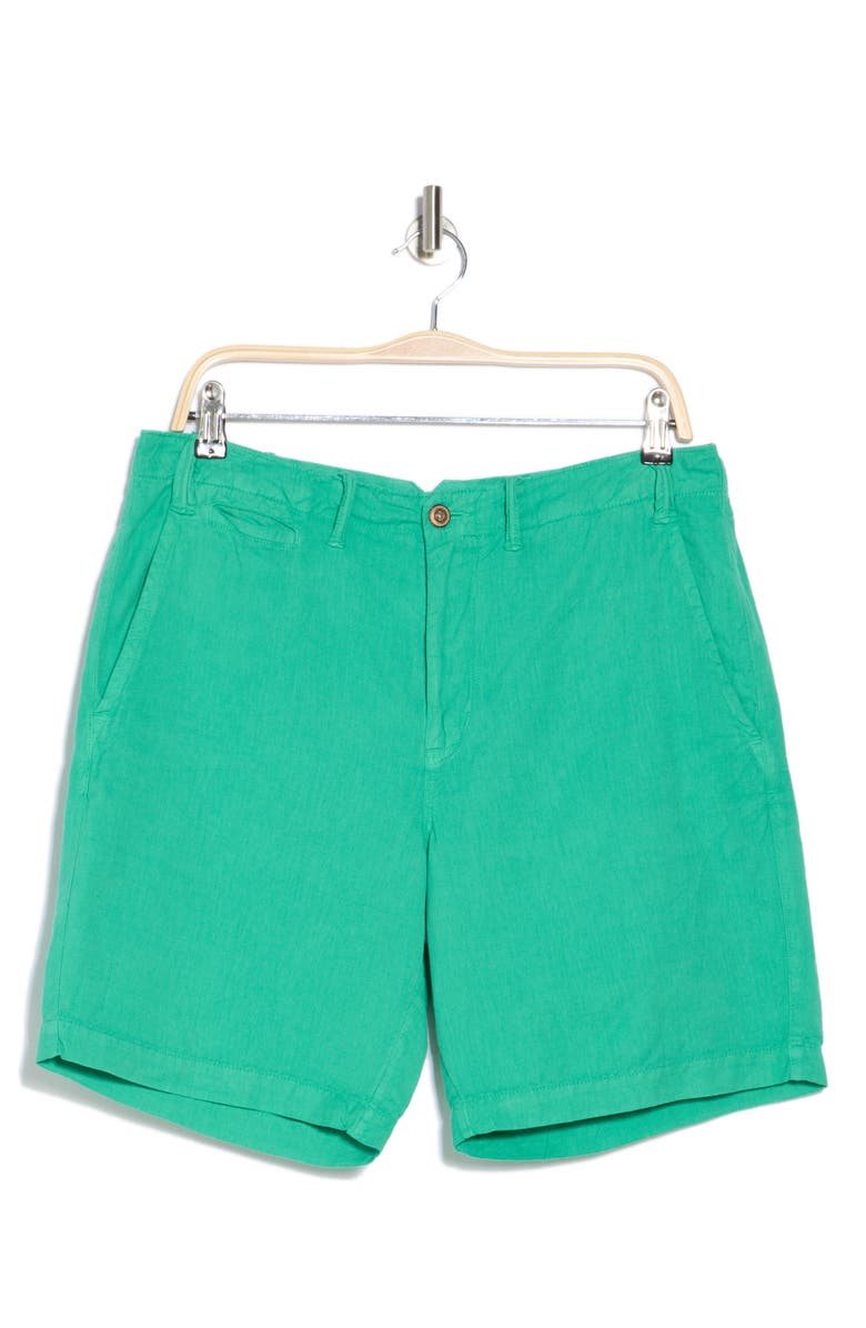 Polo Ralph Lauren Classic Fit Maritime Linen & Cotton Shorts, Alternate, color, 