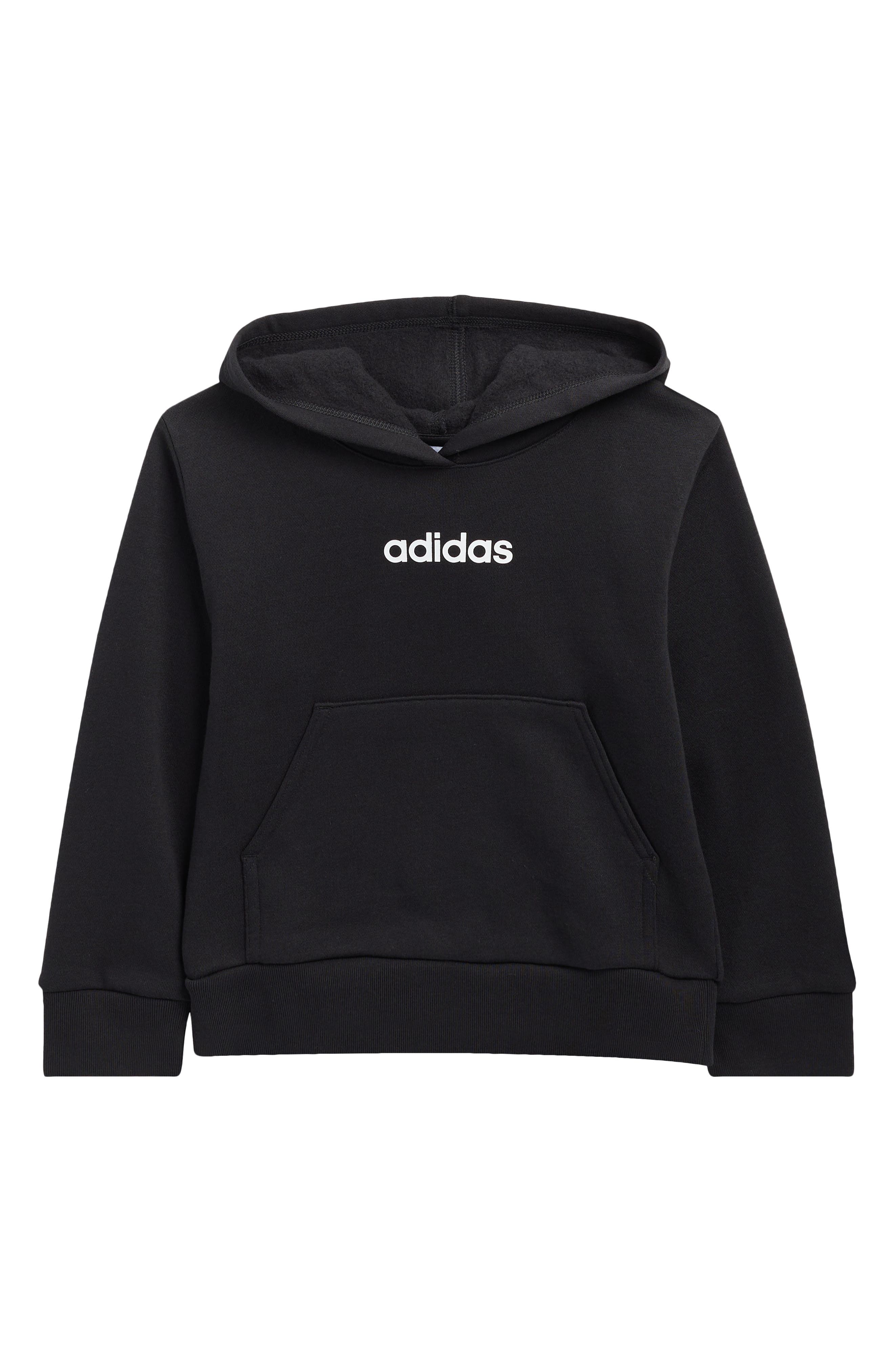 adidas Kids' Logo Fleece Graphic Hoodie