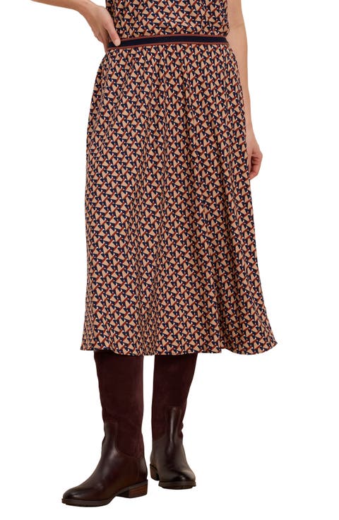 Transit Tiles Midi Skirt