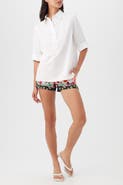 Trina Turk Portrait Cotton Poplin Top