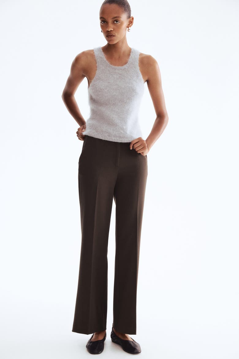 Bootcut Trousers, Alternate, color, Dark brown