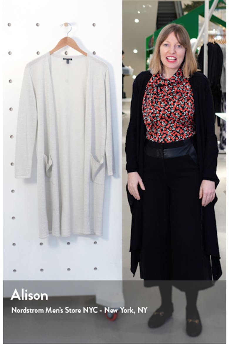 Metallic Flecked Long Cardigan video