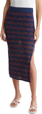rag & bone Carson Stripe Knit Skirt