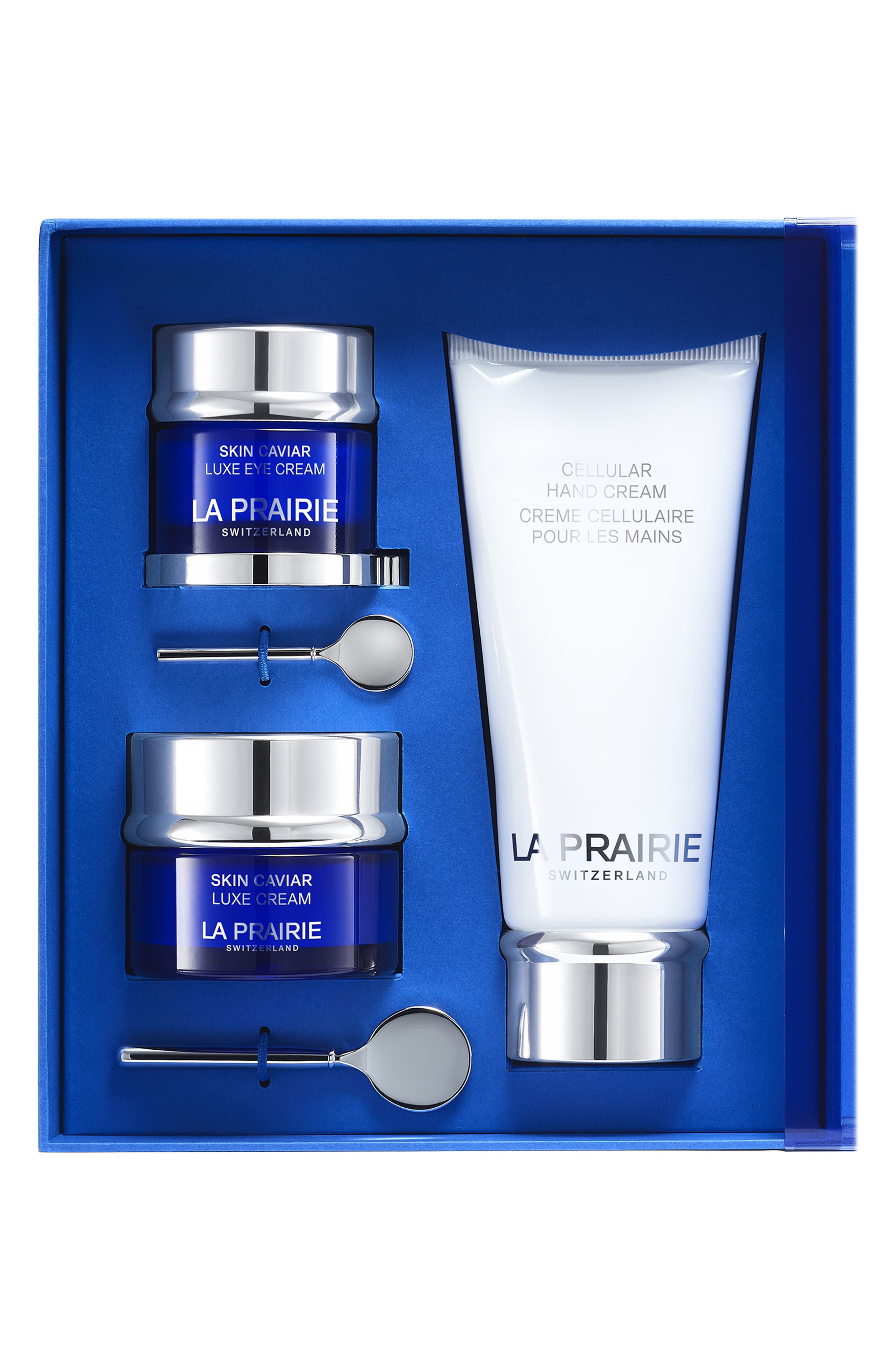 la prairie サンプルセット ギフトボックス付き La Prairie Skin Caviar Essentials Gift Set $705 Value | Nordstrom