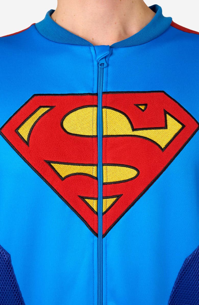 OppoSuits Superman Jumpsuit, Alternate, color, Blue