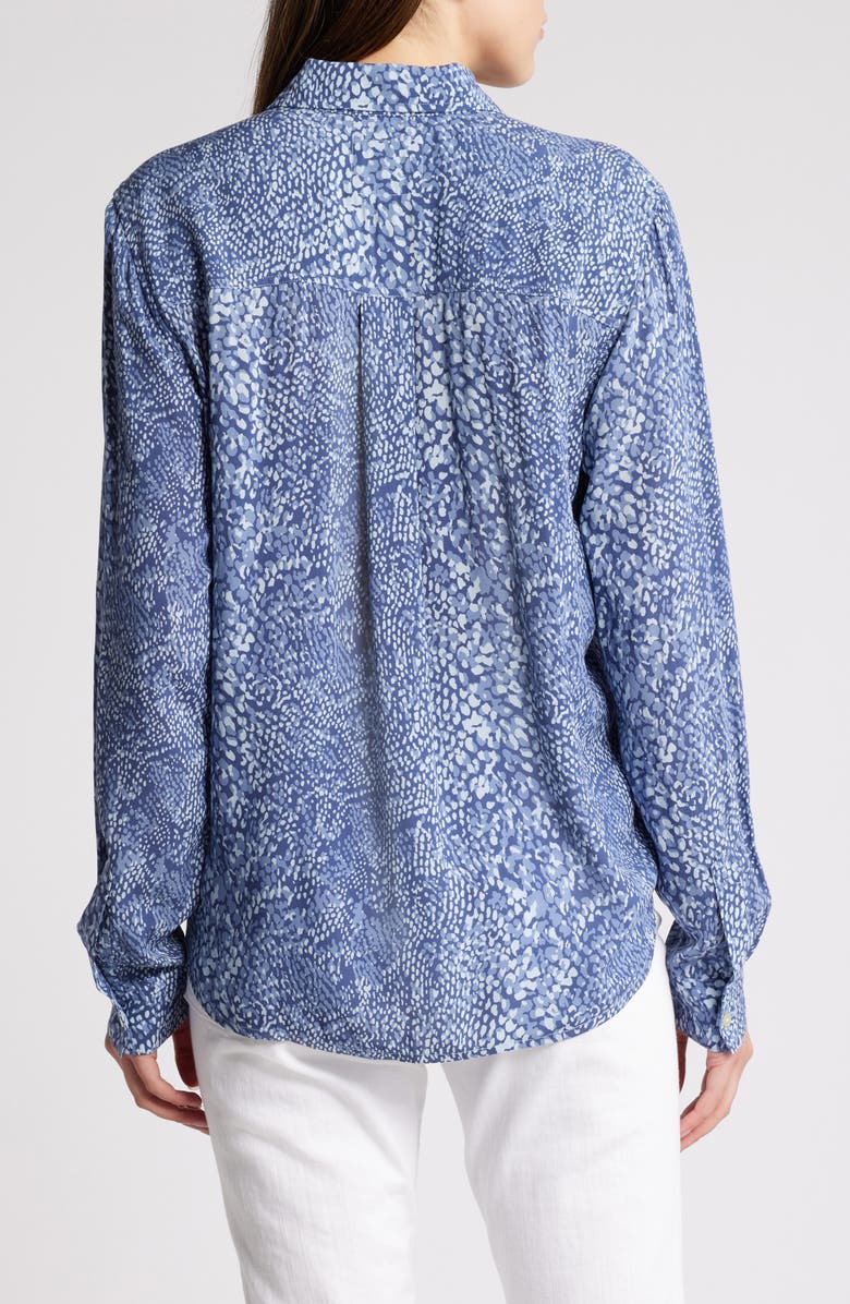 Rails Josephine Snakeskin Print Button-Up Shirt, Alternate, color,