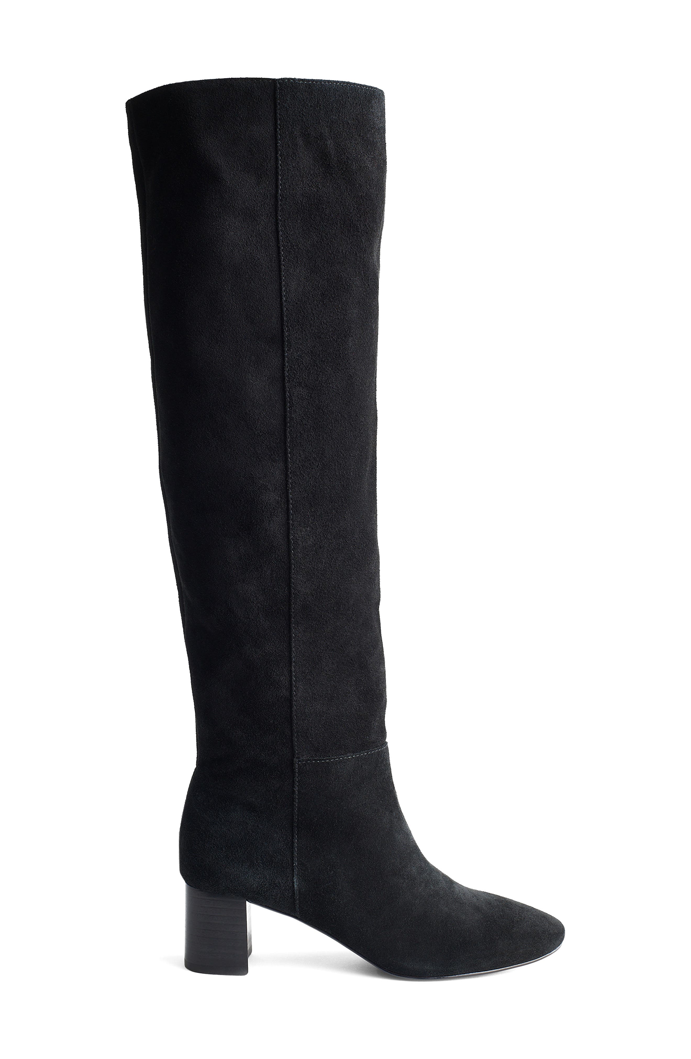 Sylvia Slouch Tall Boot, Alternate, color, TRUE BLACK