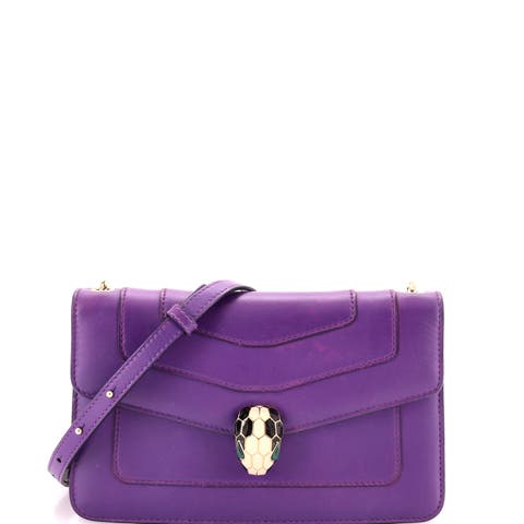 Serpenti Crossbody Bag Leather Small