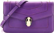 Pre-Owned Bvlgari Serpenti Crossbody Bag Leather Small