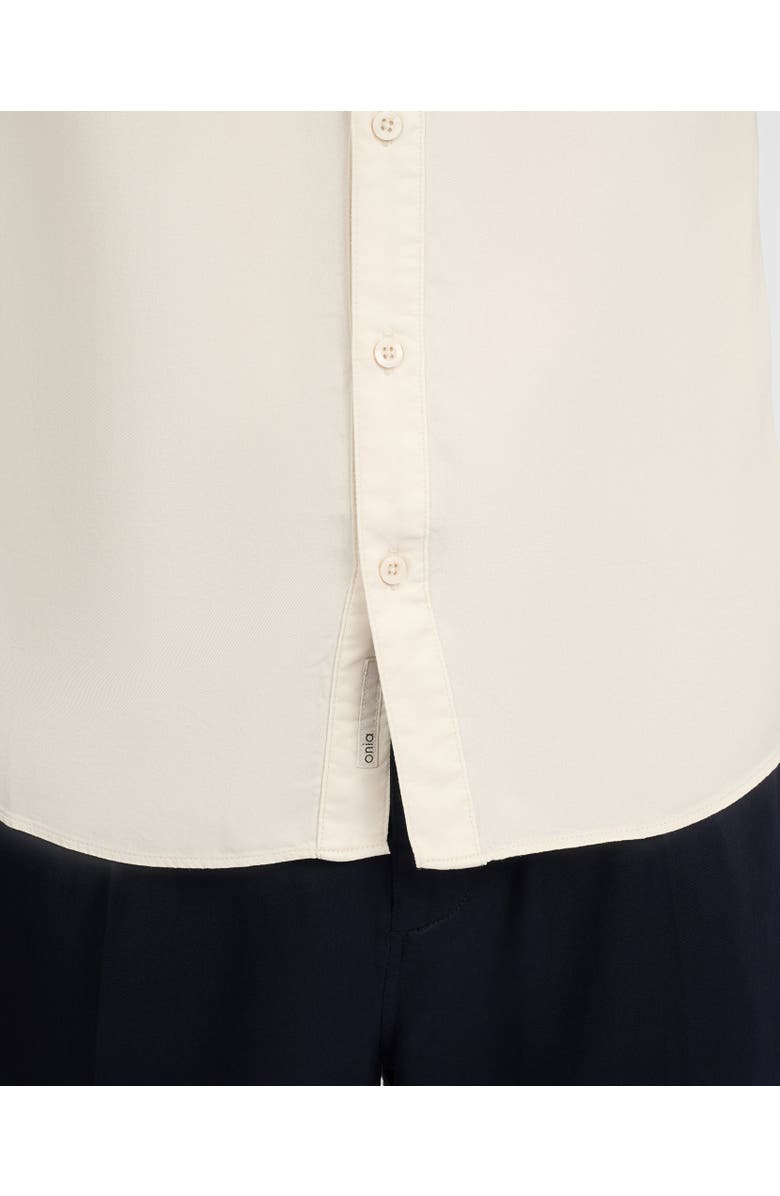 Onia Lyocell Long Sleeve Shirt, Alternate, color, Stone