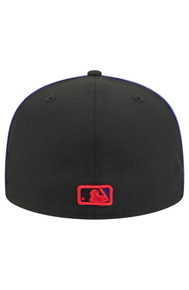 New Era Men's New Era Black Philadelphia Phillies Soutache 59FIFTY Fitted Hat, Alternate, color, Black