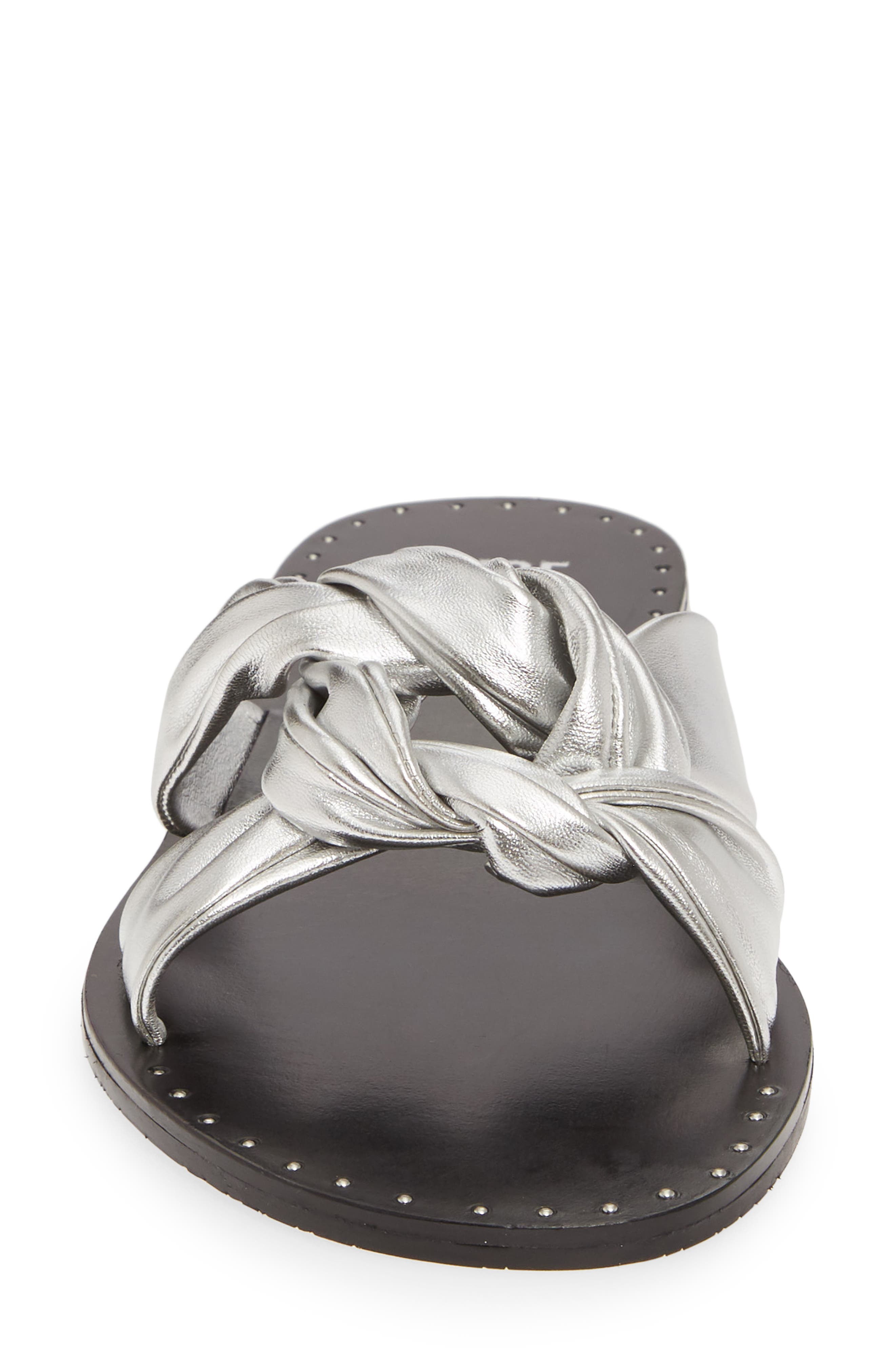 PAIGE Elle Twist Vamp Slide Sandal, Alternate, color, 