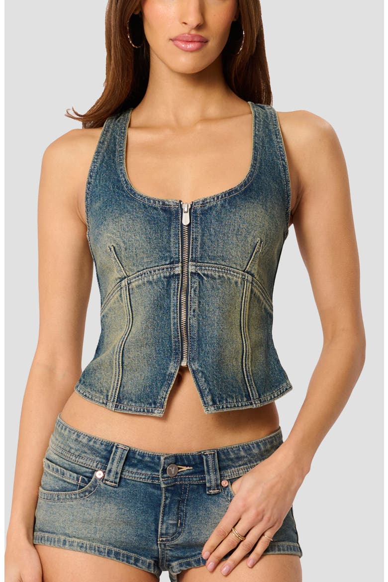 Addison Denim Vest, Alternate, color, ZAHLI