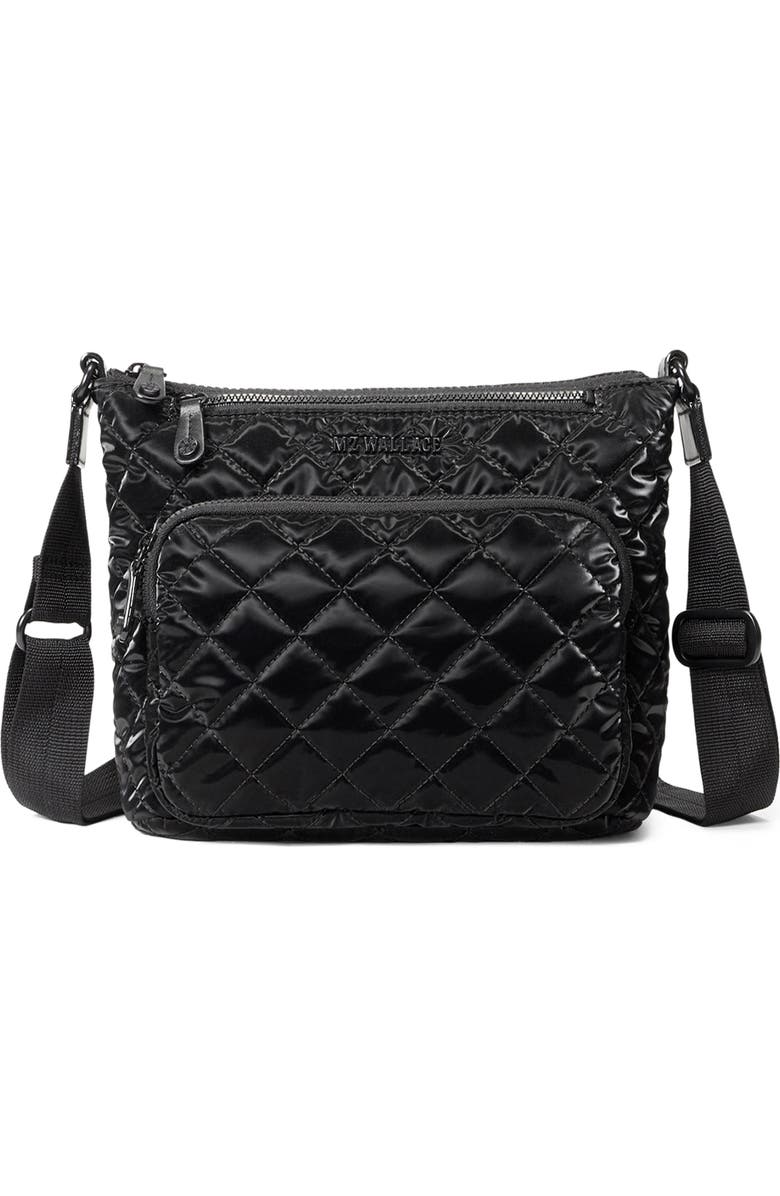 MZ Wallace Metro Scout Deluxe Quilted Nylon Crossbody Bag, Main, color,