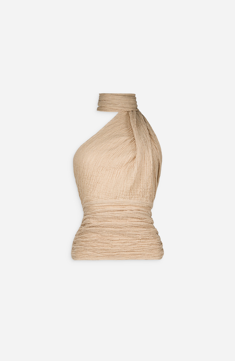 Sahara One Shoulder Scarf Top