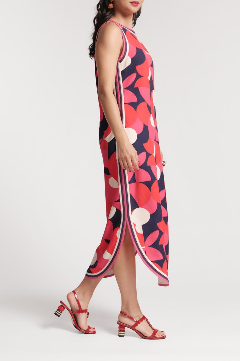 Selena Maxi Dress Kaleidoscope, Alternate, color, Pink/Purple/Multi