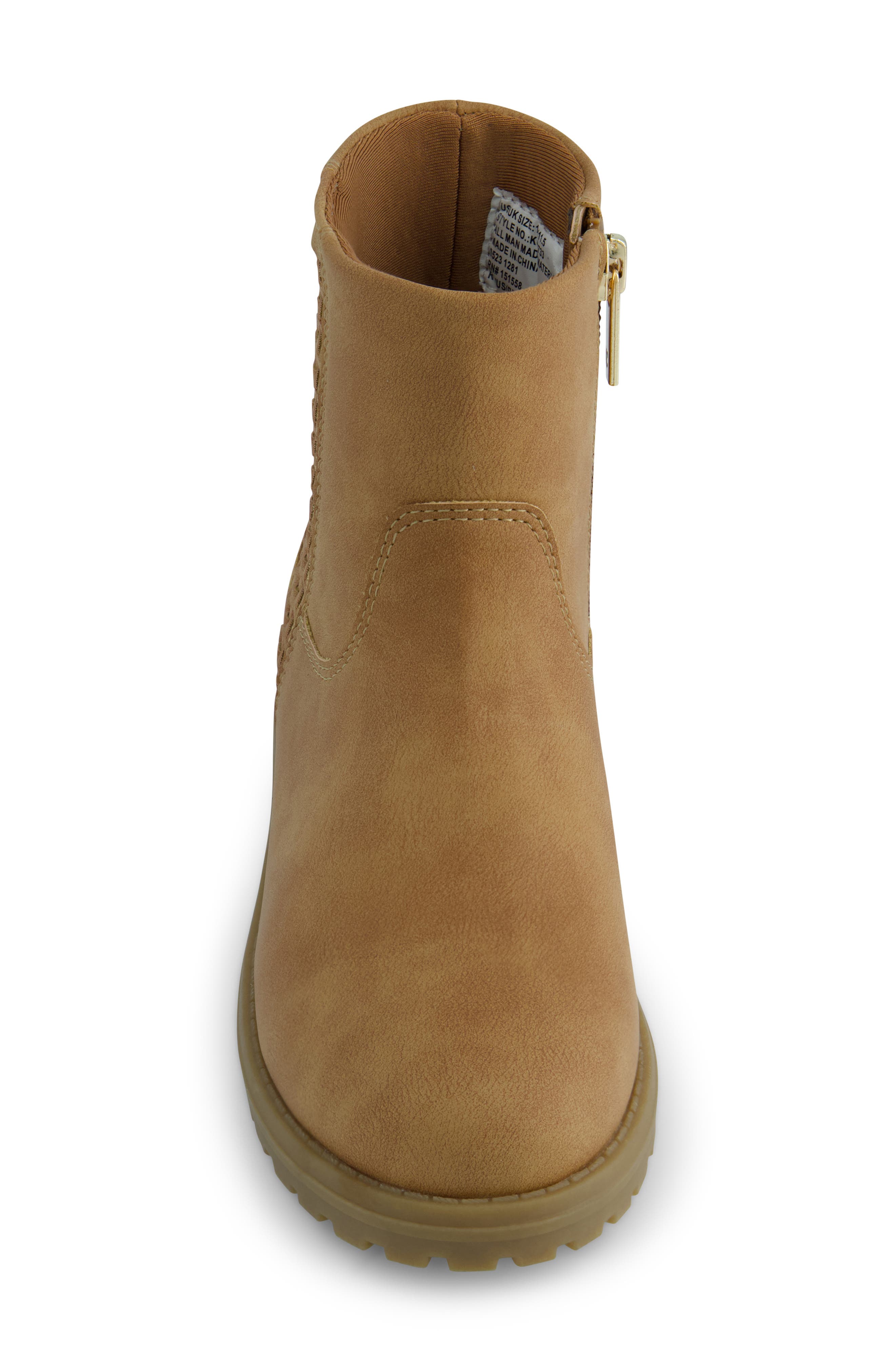 Kenneth Cole Kids' Winni Wren Bootie, Alternate, color, Cognac