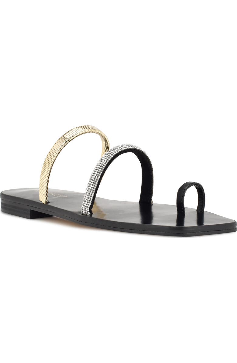 Nine West Mavis Toe Loop Slide Sandal, Main, color,