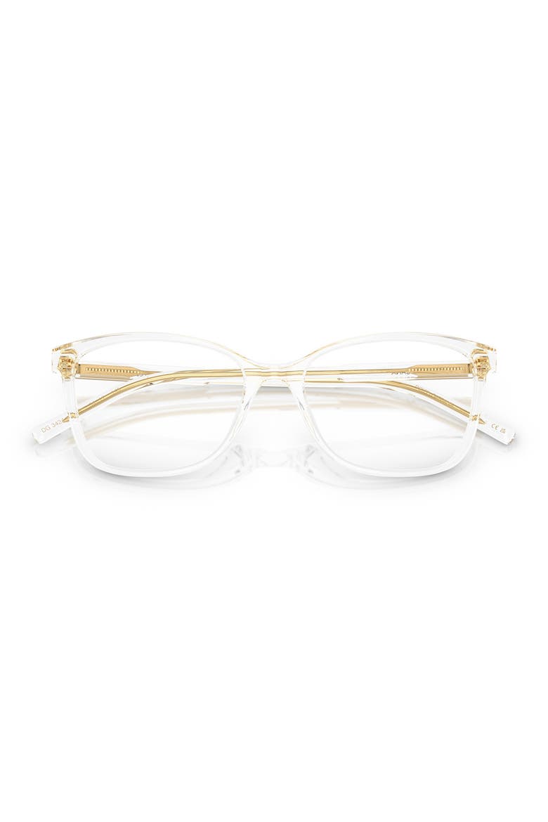 52mm Rectangular Optical Glasses, Alternate, color, CRYSTAL / DEMO LENS