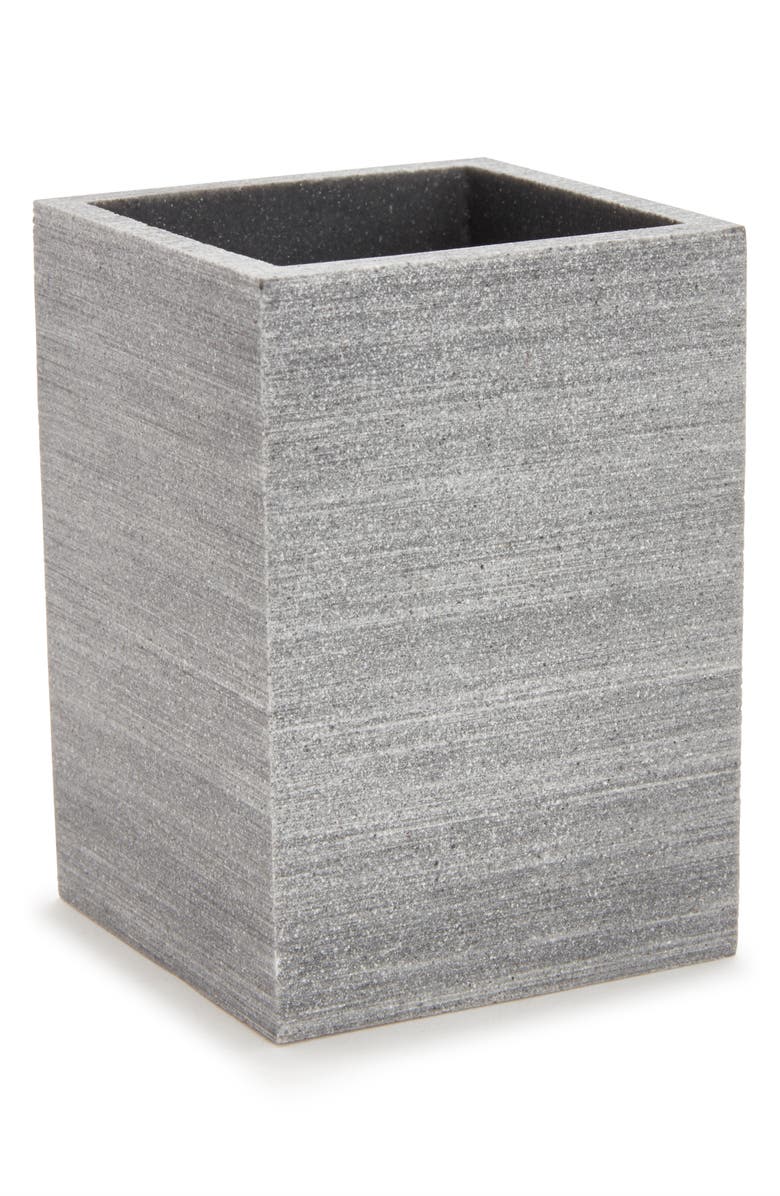 Kassatex Faux Slate Bath Tumbler, Main, color, Grey
