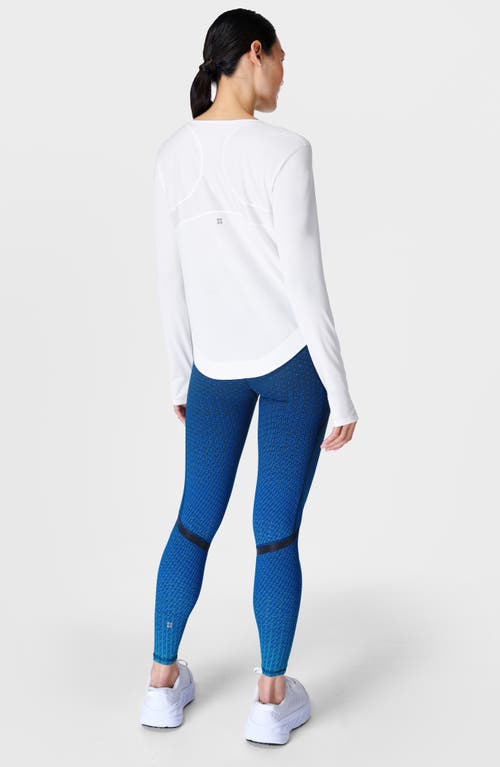 Sweaty Betty Breathe Easy Running Long Sleeve Top In White