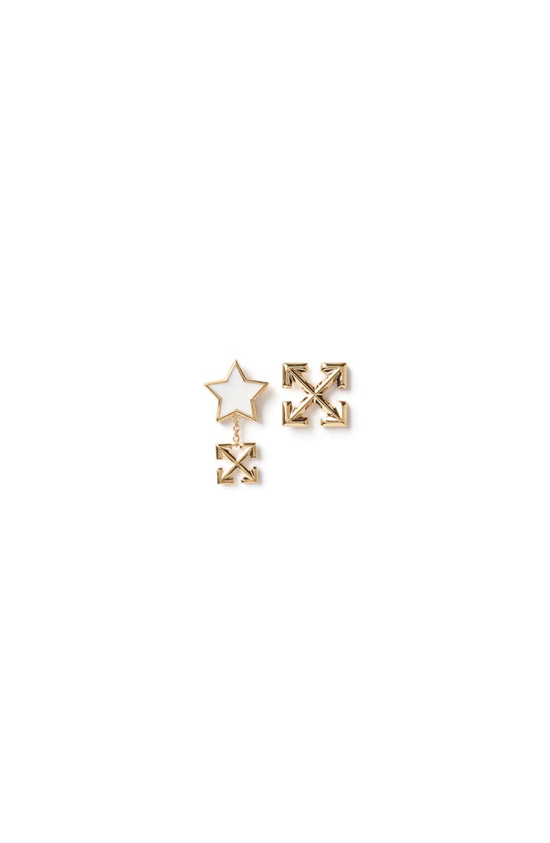 OFF WHITE Women's Star Arrow Earrings, Main, color, 