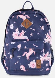 Deux par Deux Unicorn Practical Multi-Compartment Backpack
