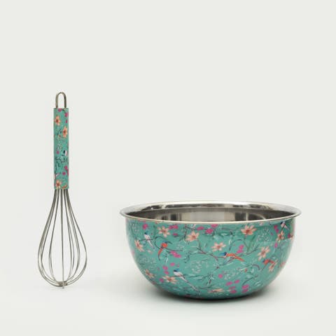 Aqua Flora Bowl 
Whisk Set