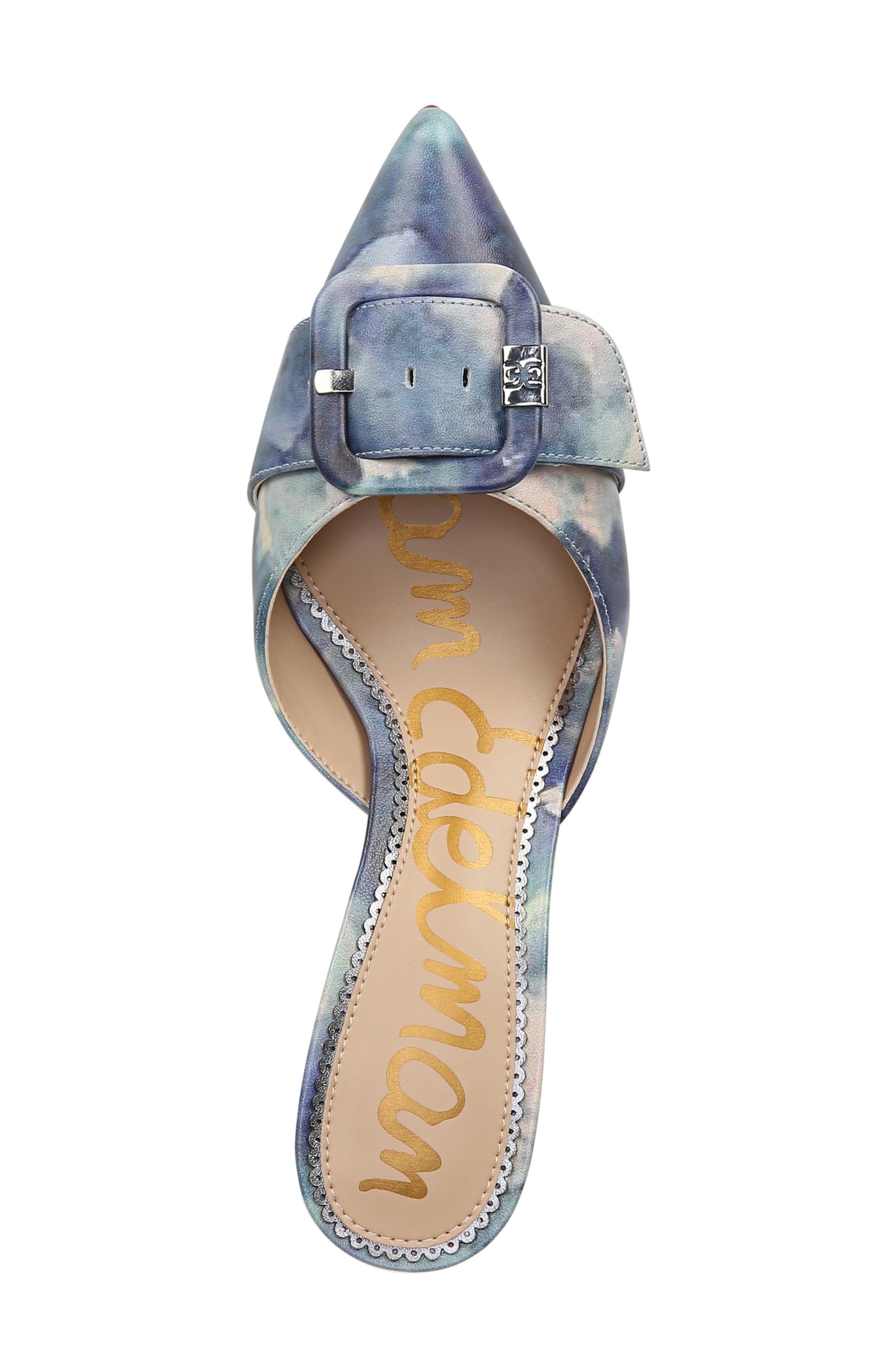 Janessa Mule, Alternate, color, BLUE LEATHER