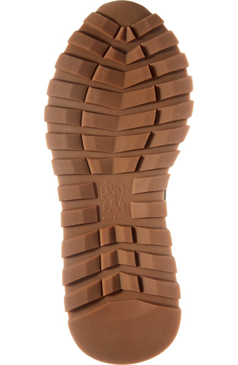 Brunello Cucinelli Monili Suede & Nylon Slip-On Sneaker, Alternate, color,