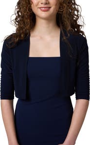 Un Deux Trois Cropped Bolero Jacket