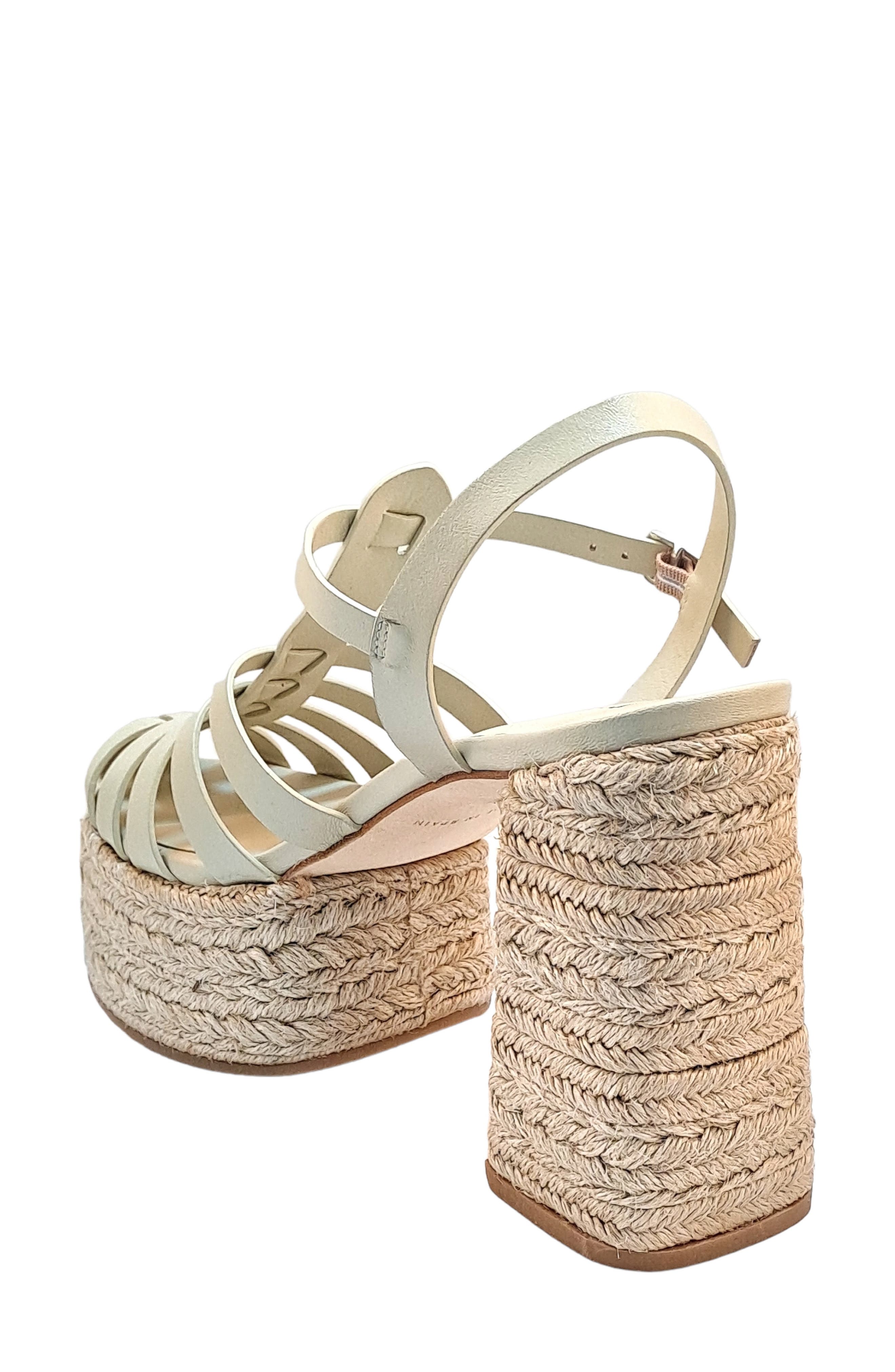 Dee Ocleppo Tulum Platform Sandal, Alternate, color, Pearl Leather